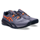 Asics Gel Resolution X Clay Men's Tennis Shoe (Greyish Purple/Nova Orange)