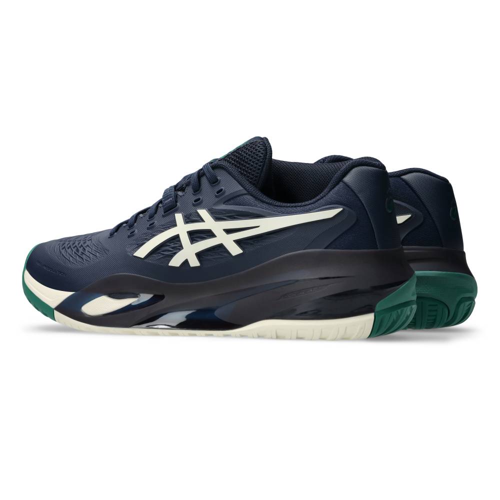 Asics Gel Resolution X Wide Men's Tennis Shoe (Midnight/Cream) - RacquetGuys.ca