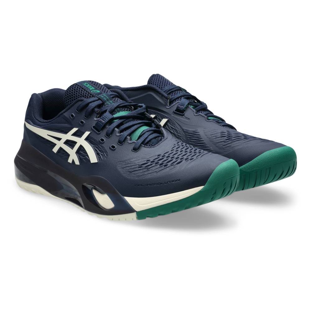 Asics Gel Resolution X Wide Men's Tennis Shoe (Midnight/Cream) - RacquetGuys.ca