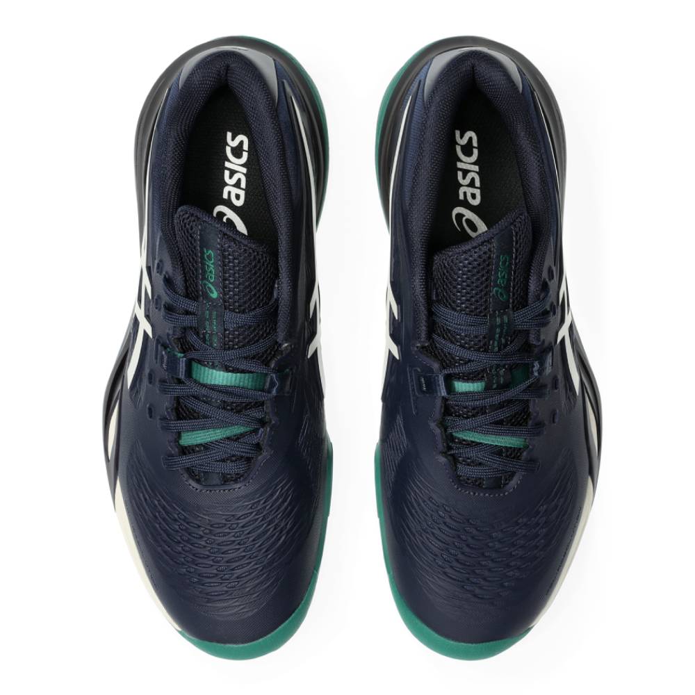 Asics Gel Resolution X Wide Men's Tennis Shoe (Midnight/Cream) - RacquetGuys.ca