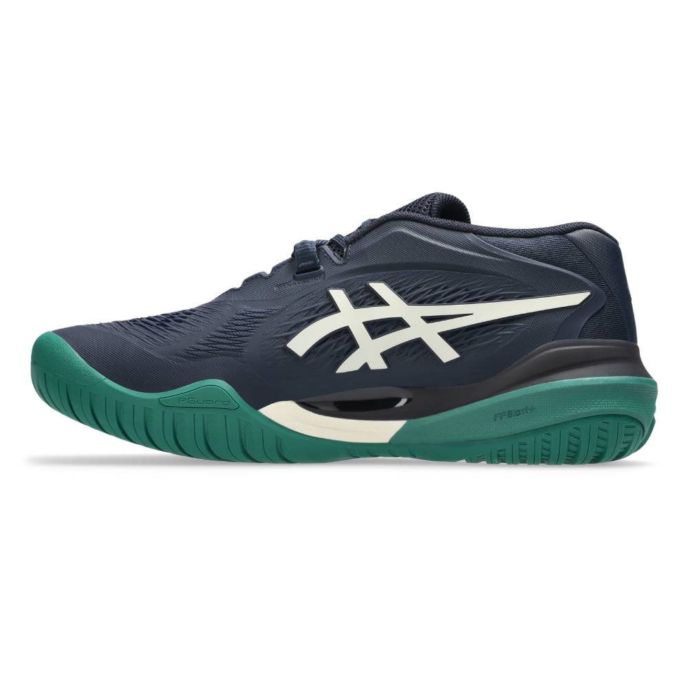 Asics Gel Resolution X Wide Men's Tennis Shoe (Midnight/Cream) - RacquetGuys.ca