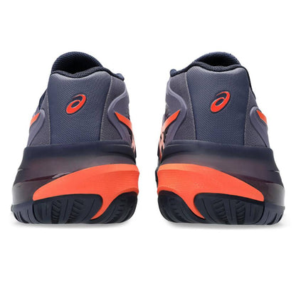 Asics Gel Resolution X Wide Men's Tennis Shoe (Greyish Purple/Nova Orange) - RacquetGuys.ca