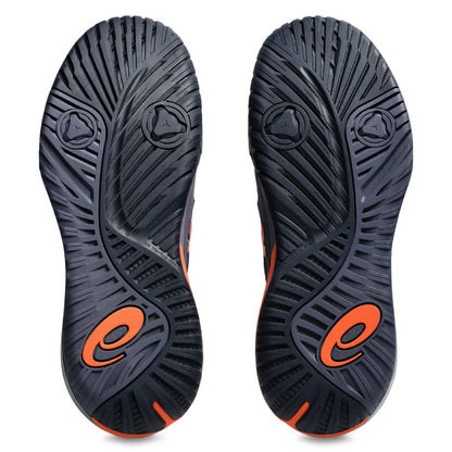 Asics Gel Resolution X Wide Men's Tennis Shoe (Greyish Purple/Nova Orange) - RacquetGuys.ca