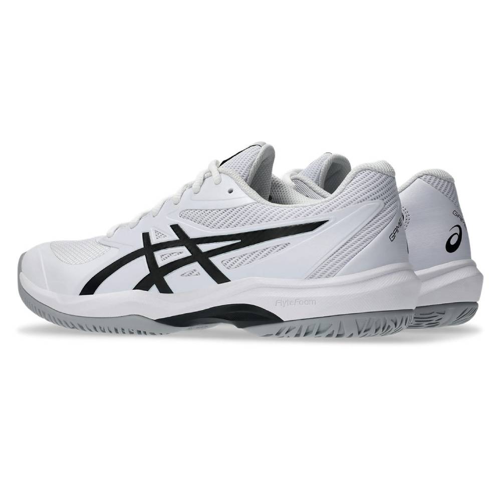 Asics Game FF Men's Tennis Shoe (White/Black) - RacquetGuys.ca