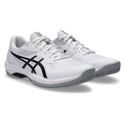 Asics Game FF Men's Tennis Shoe (White/Black) - RacquetGuys.ca