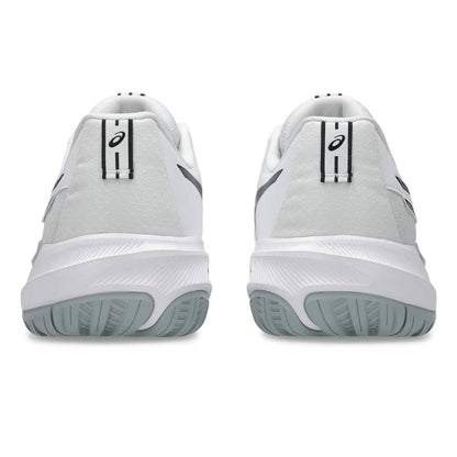 Asics Gel Challenger 15 Men's Tennis Shoe (White/Gunmetal) - RacquetGuys.ca