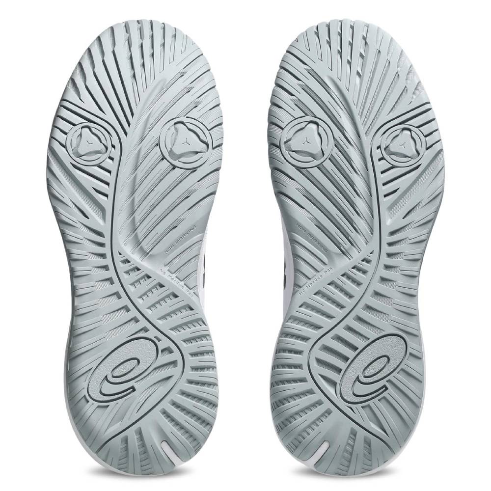 Asics Gel Challenger 15 Men's Tennis Shoe (White/Gunmetal) - RacquetGuys.ca