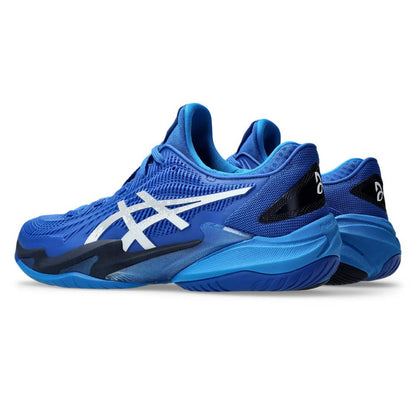 Asics Court FF 3 Novak Men's Tennis Shoe (Tuna Blue/Pure Silver) - RacquetGuys.ca