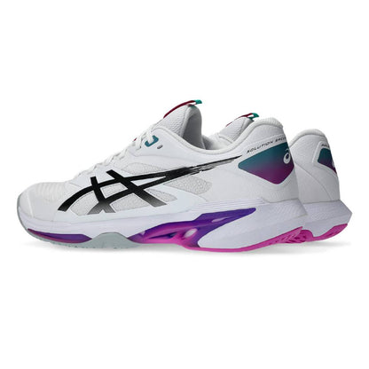 Asics Solution Speed FF 4 Men's Tennis Shoe (White/Digital Sakura)