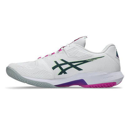 Asics Solution Speed FF 4 Men's Tennis Shoe (White/Digital Sakura)