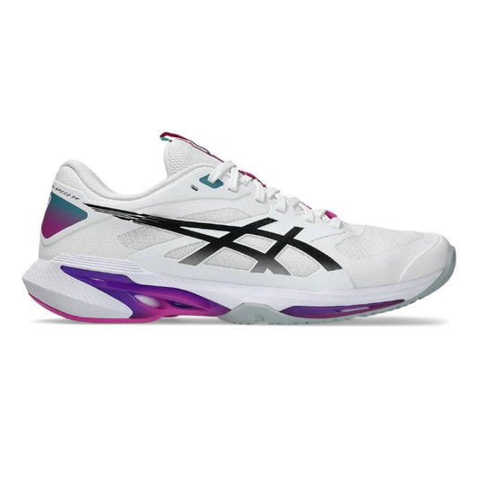 Asics Solution Speed FF 4 Men's Tennis Shoe (White/Digital Sakura)