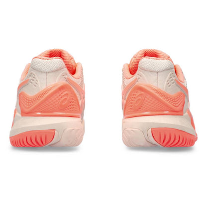 Asics Gel Resolution 9 Women's Tennis Shoe (Pink/Sun Coral) - RacquetGuys.ca
