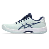 Asics Gel Game 9 Women's Tennis Shoe (Pale Mint/Blue) - RacquetGuys.ca