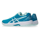 Asics Gel Game 9 Women's Tennis Shoe (Teal Blue/White) - RacquetGuys.ca