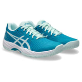 Asics Gel Game 9 Women's Tennis Shoe (Teal Blue/White) - RacquetGuys.ca