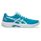 Asics Gel Game 9 Women's Tennis Shoe (Teal Blue/White) - RacquetGuys.ca