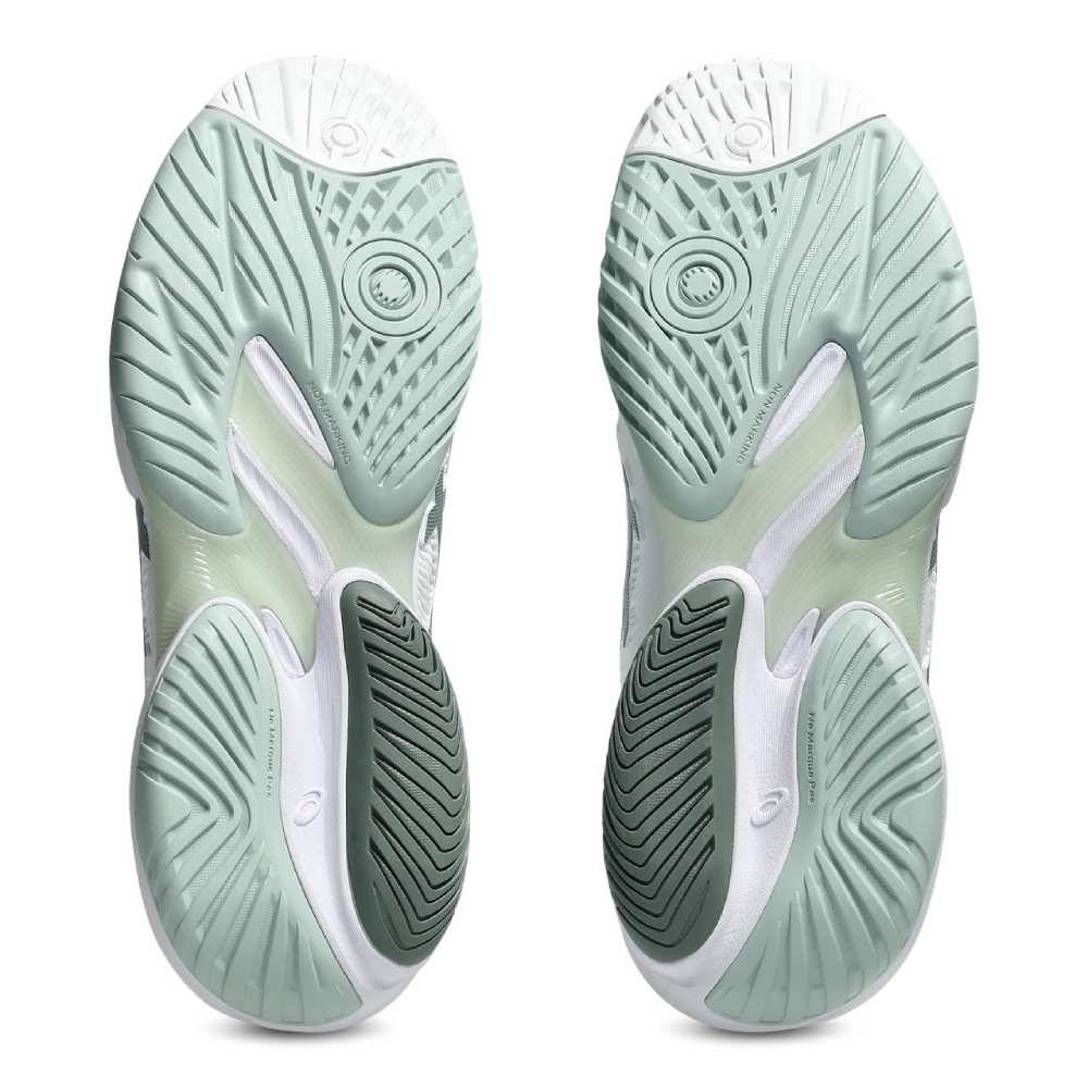 Asics Court FF 3 Women's Tennis Shoe (White/Lichen Rock) - RacquetGuys.ca