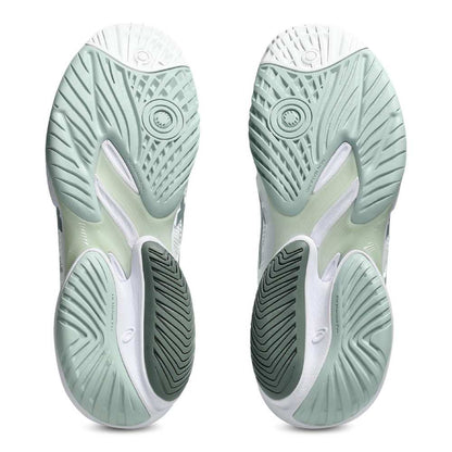 Asics Court FF 3 Women's Tennis Shoe (White/Lichen Rock) - RacquetGuys.ca