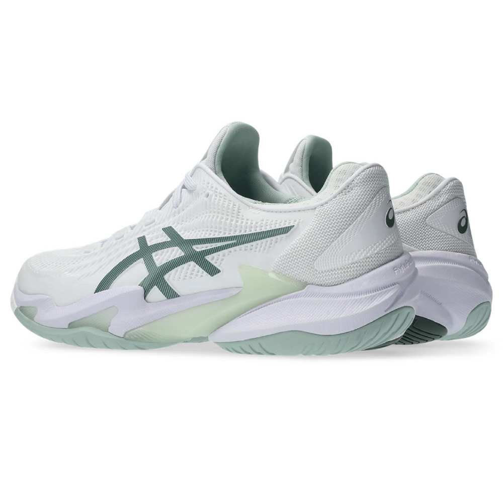 Asics Court FF 3 Women's Tennis Shoe (White/Lichen Rock) - RacquetGuys.ca