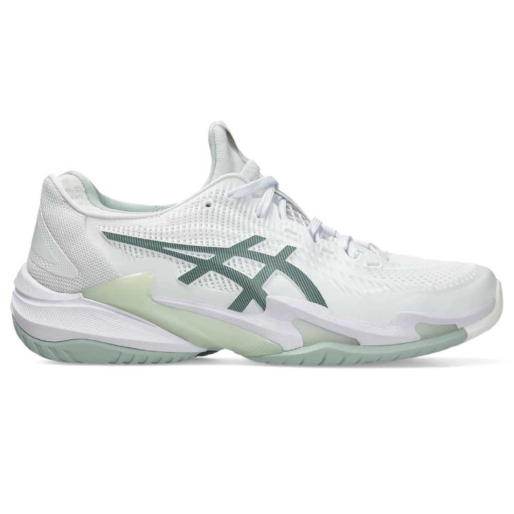 Asics Court FF 3 Women's Tennis Shoe (White/Lichen Rock) - RacquetGuys.ca