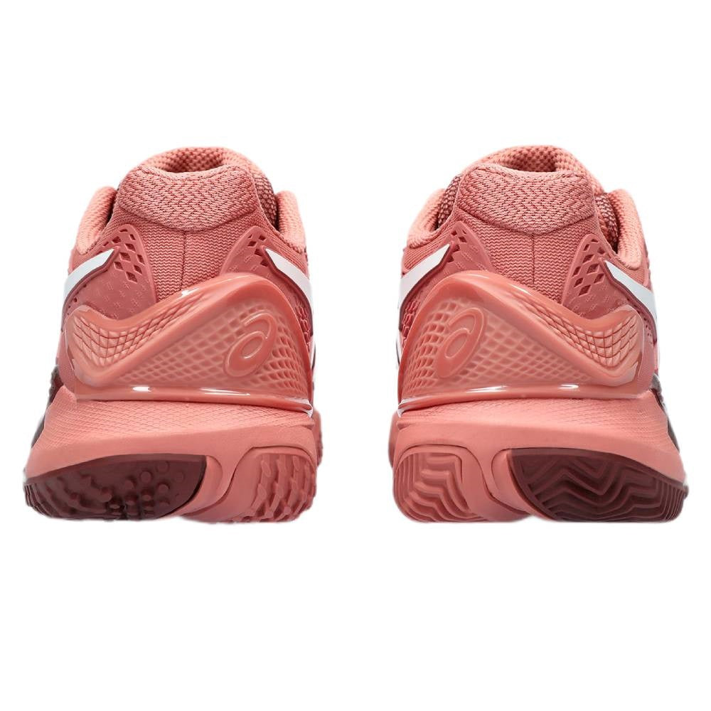 Asics Gel Resolution 9 Clay Women's Tennis Shoe (Light Garnet