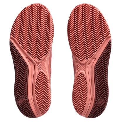 Asics Gel Resolution 9 Clay Women's Tennis Shoe (Pink/White) - RacquetGuys.ca