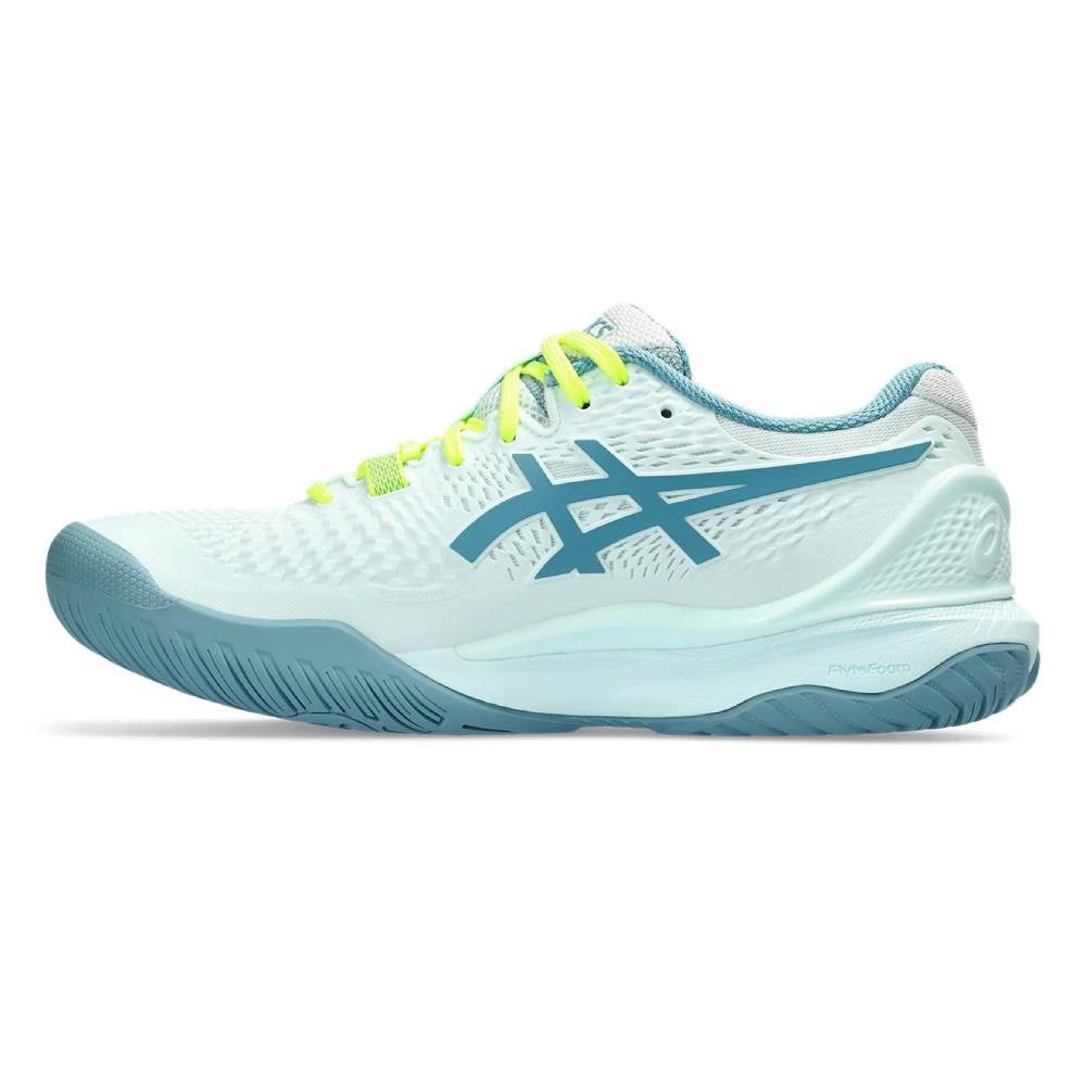 Asics Gel Resolution 9 Women's Tennis Shoe (Blue) - RacquetGuys.ca