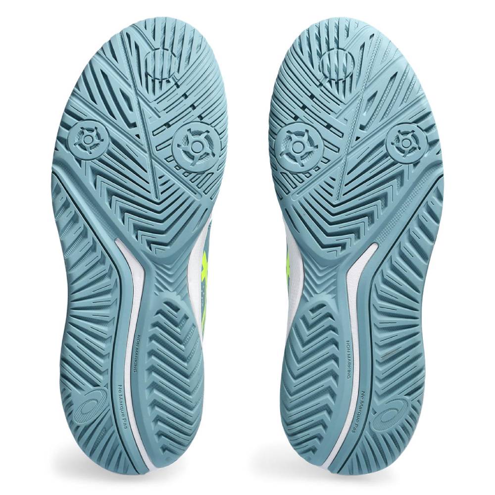 Asics Gel Challenger 14 Women's Tennis Shoe (Blue/Yellow) - RacquetGuys.ca