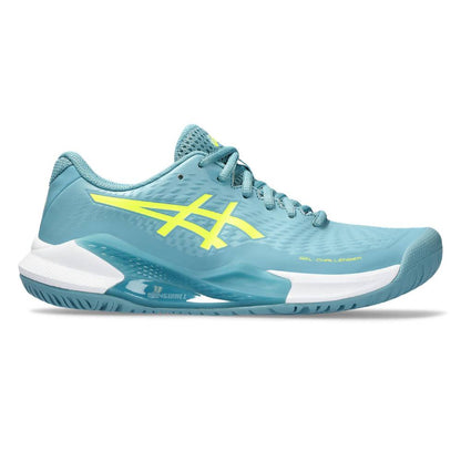 Asics Gel Challenger 14 Women's Tennis Shoe (Blue/Yellow) - RacquetGuys.ca