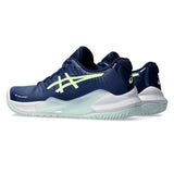 Asics Gel Challenger 14 Women's Tennis Shoe (Blue/Yellow) - RacquetGuys.ca