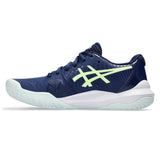 Asics Gel Challenger 14 Women's Tennis Shoe (Blue/Yellow) - RacquetGuys.ca