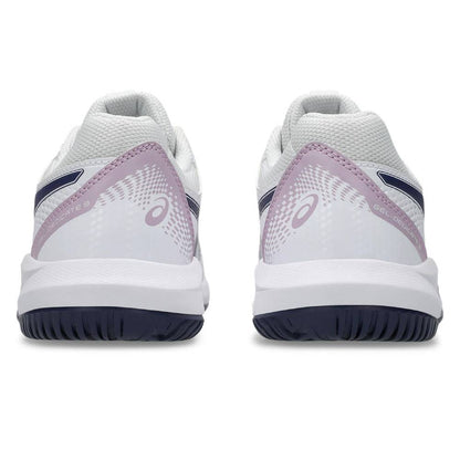 Asics Gel Dedicate 8 Women's Tennis Shoe (White/Indigo Fog) - RacquetGuys.ca