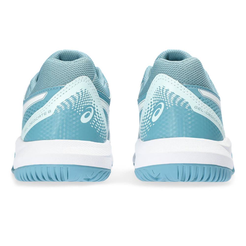 Asics Gel Dedicate 8 Women's Tennis Shoe (Blue/White) - RacquetGuys.ca