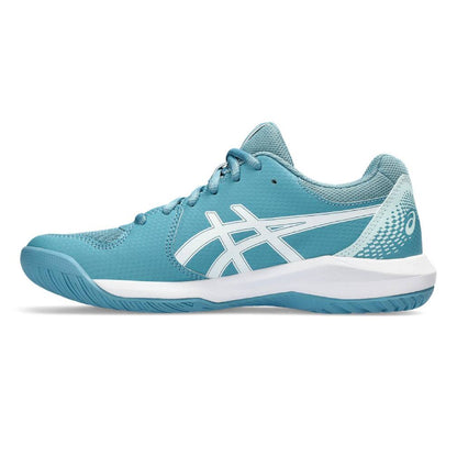Asics Gel Dedicate 8 Women's Tennis Shoe (Blue/White) - RacquetGuys.ca