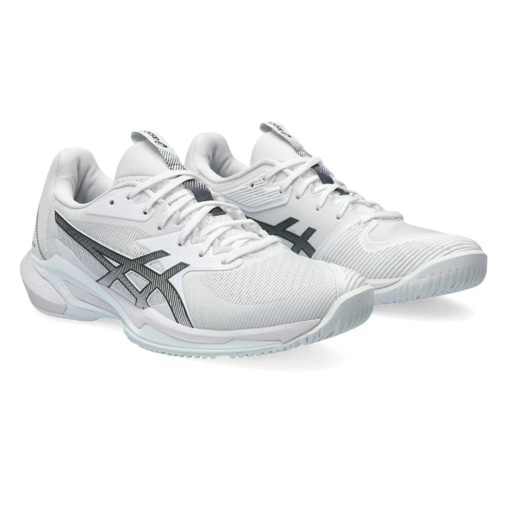 Asics Solution Speed FF 3 Women's Tennis Shoe (White/Metropolis) - RacquetGuys.ca