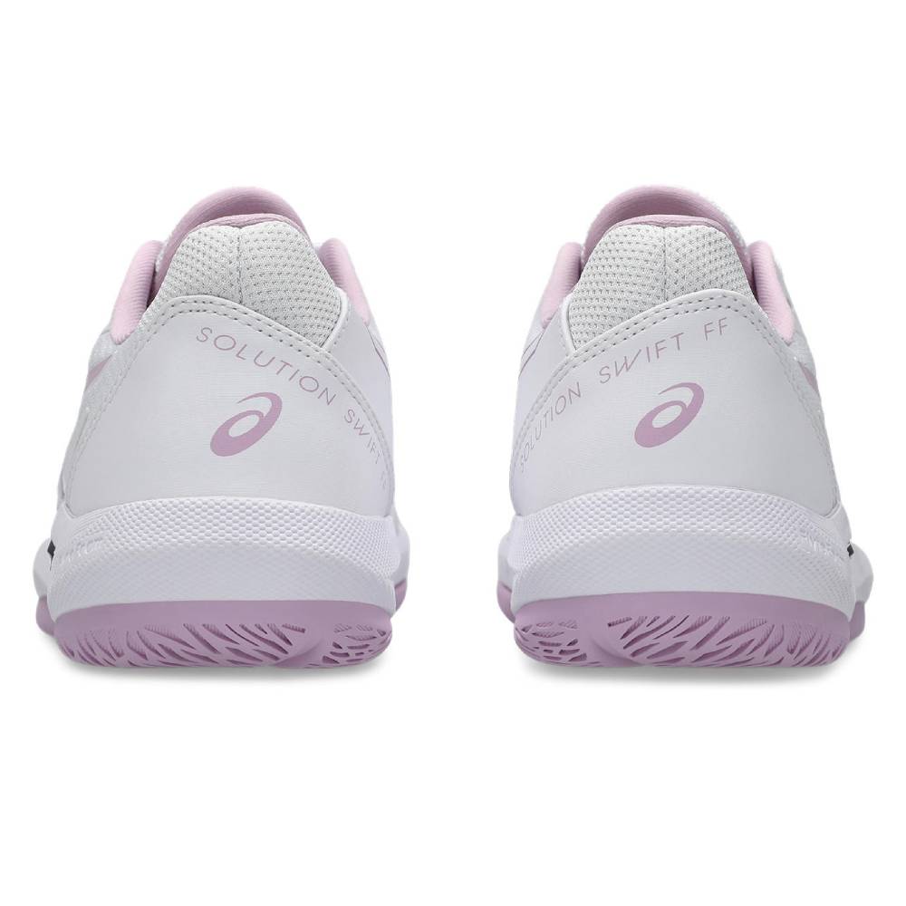 Asics Solution Swift FF 2 Women's Tennis Shoe (White/Ube) - RacquetGuys.ca