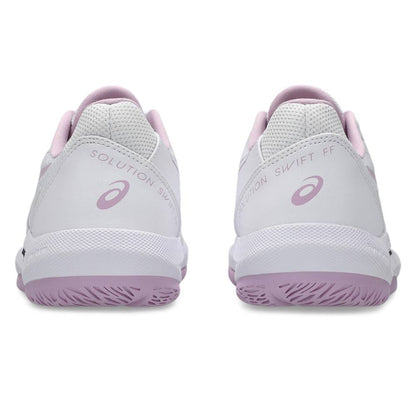 Asics Solution Swift FF 2 Women's Tennis Shoe (White/Ube) - RacquetGuys.ca
