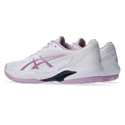Asics Solution Swift FF 2 Women's Tennis Shoe (White/Ube) - RacquetGuys.ca