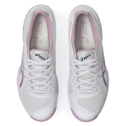 Asics Solution Swift FF 2 Women's Tennis Shoe (White/Ube) - RacquetGuys.ca
