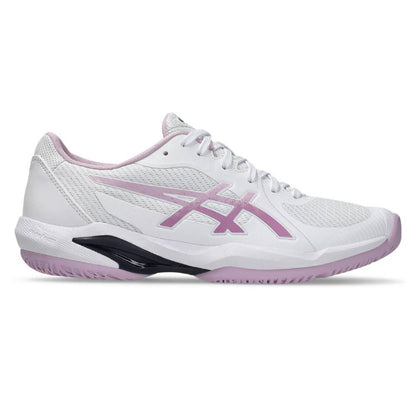 Asics Solution Swift FF 2 Women's Tennis Shoe (White/Ube) - RacquetGuys.ca