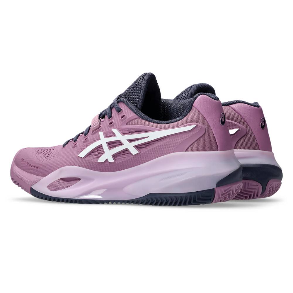 Asics Gel Resolution X Clay Women's Tennis Shoe (Ube Pink/White) - RacquetGuys.ca