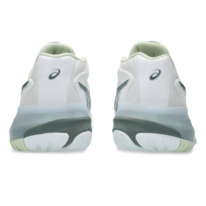 Asics Gel Resolution X Wide Women's Tennis Shoe (White/Monument Blue) - RacquetGuys.ca