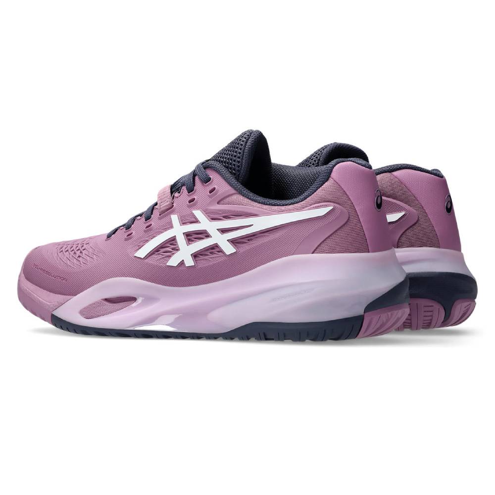 Asics Gel Resolution X Wide Women's Tennis Shoe (Ube Pink/White) - RacquetGuys.ca