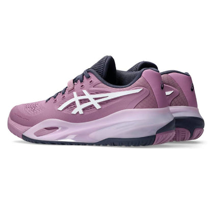 Asics Gel Resolution X Wide Women's Tennis Shoe (Ube Pink/White) - RacquetGuys.ca