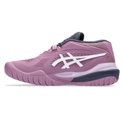 Asics Gel Resolution X Wide Women's Tennis Shoe (Ube Pink/White) - RacquetGuys.ca