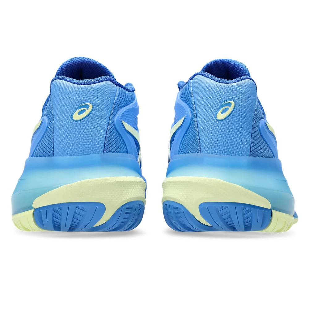 Asics Gel Resolution X Women's Tennis Shoe (Blue Coast/Huddle Yellow) - RacquetGuys.ca