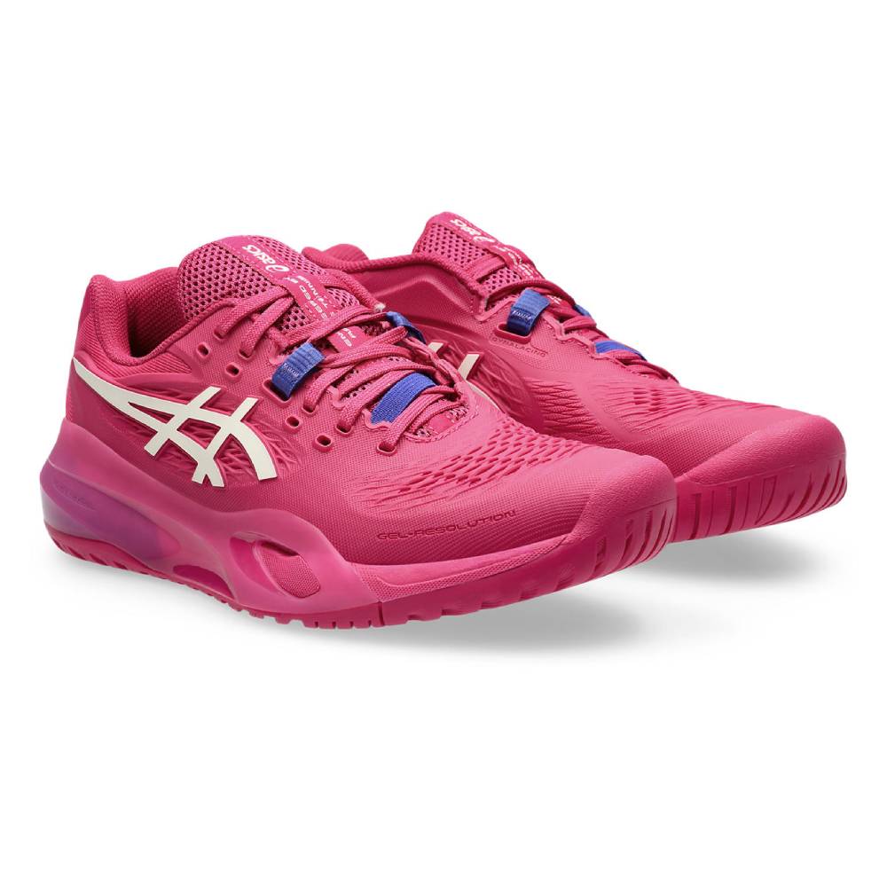 Asics Gel Resolution X Women's Tennis Shoe (Bright Rose/Cream) - RacquetGuys.ca