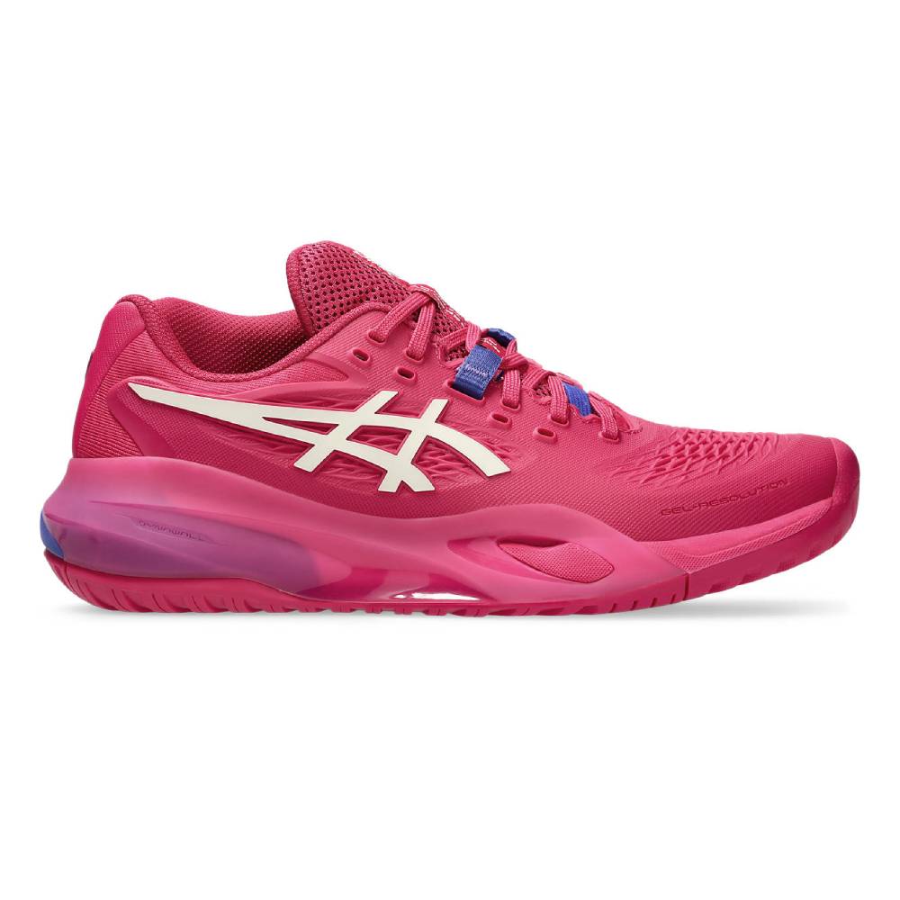 Asics Gel Resolution X Women's Tennis Shoe (Bright Rose/Cream) - RacquetGuys.ca