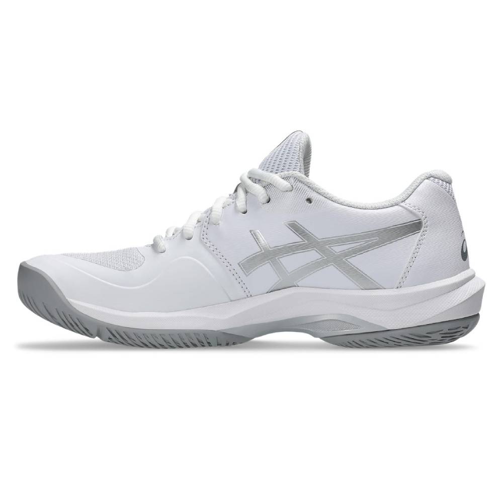 Asics Game FF Women's Tennis Shoe (White/Pure Silver) - RacquetGuys.ca