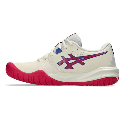 Asics Gel Challenger 15 Women's Tennis Shoe (Cream/Bright Rose) - RacquetGuys.ca